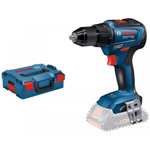 BOSCH GSR 18V-55 Professional fúrógép + L-BOXX - akku és töltő nélkül