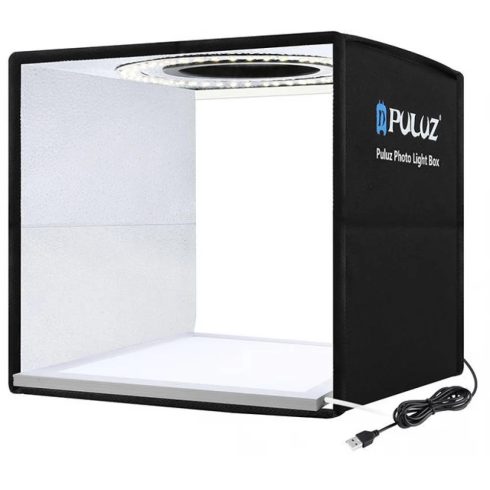 PULUZ PKT3101B fénysátor 25cm + LED szőnyeg