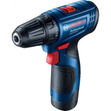   BOSCH GSR 120-Li Akkus fúró-csavarozó + 2x2.0Ah akku + koffer + GLI 12V-300 akkus lámpa