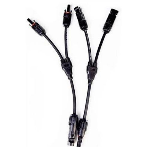 ECOFLOW MC4 kábel napelemhez 0.3m