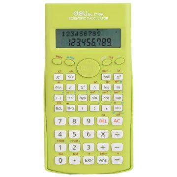   DELI Core DL-1710 240 funkciós tudományos számológép világoszöld