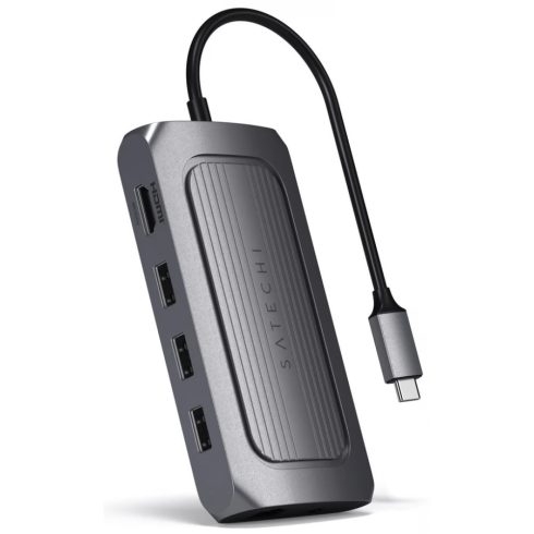 SATECHI USB4 Multiport Adapter with 8K HDMI szürke