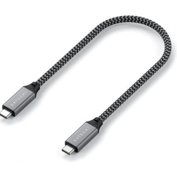 SATECHI USB 4.0 Type C Összekötő Szürke 25cm ST-U4C25M