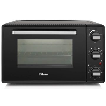   TRISTAR OV-3625 Mini sütő forrólevegő funkció 1500 W 28 L fekete