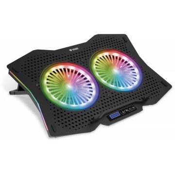 YENKEE YSN 310 RGB notebook hűtőalalátét - UFO