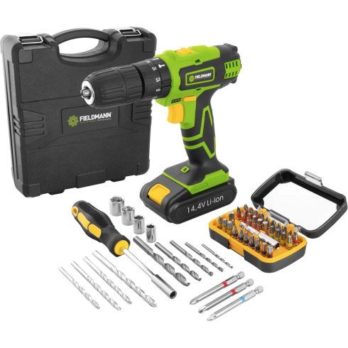FIELDMANN FDV 10352-A Akkumulátoros fúrógép + tartozékok