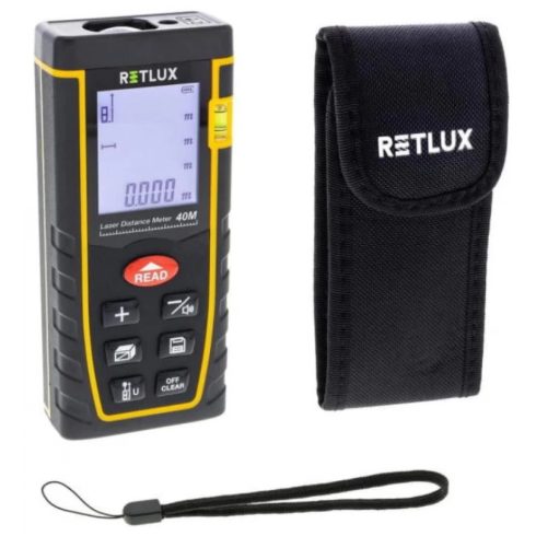 RETLUX RHT 100 lézeres távolságmérő 40m ütésálló hordtáskában