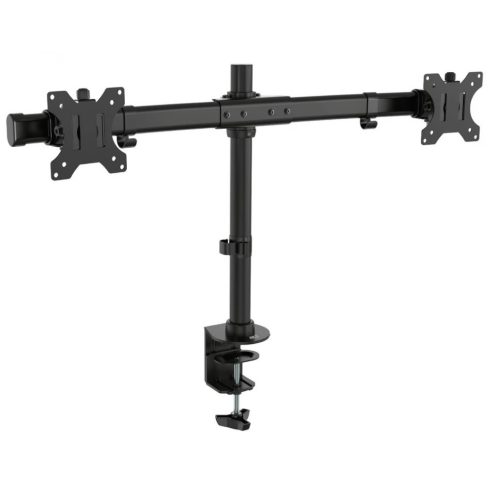 ACT CONNECTIVITY Monitor Desk Mount with Crossbar 2 screens up to 27