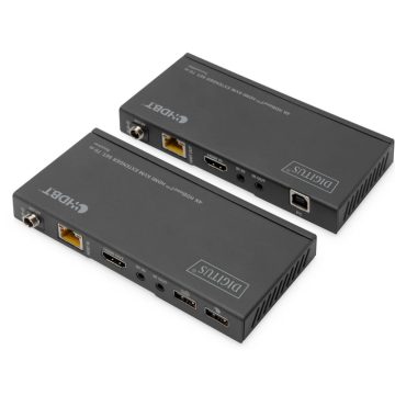 DIGITUS DS-55512 4K HDBaseT HDMI KVM Extender Set