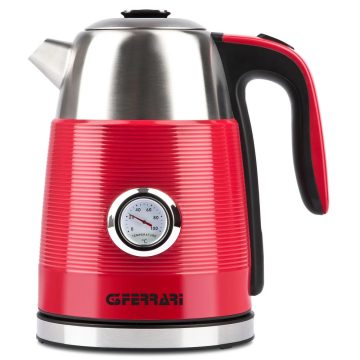   G3FERRARI G10149 DUCA Retro elektromos vízforraló 2200W 1.7L Piros