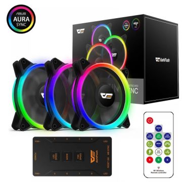 DARKFLASH DR12 PRO 3 darabos szett vezérlővel