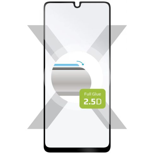 FIXED 2.5D Full Cover Tempered Glass screen protector Samsung Galaxy A33 5G fekete
