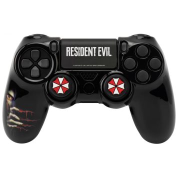   FR-TEC REPS4COMBOUMB PS4 kontroller kemény tok + hüvelykujj csúszásgátló RESIDENT EVIL