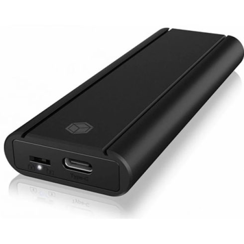ICY BOX IB-1807MT-C31 M.2 NVMe Külső ház USB-A/C 3.2 Gen2 fekete