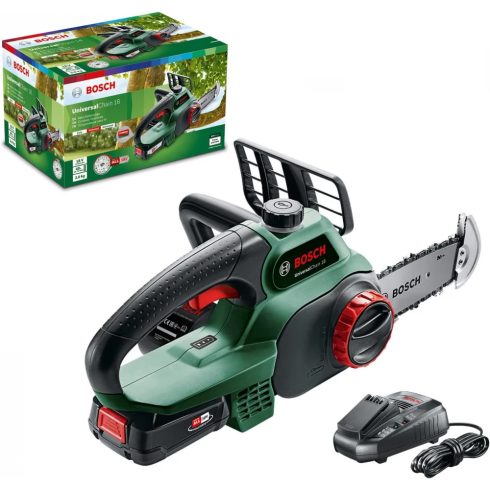 BOSCH UniversalChain 18 akkumulátoros láncfűrész + 2.5 Ah akku