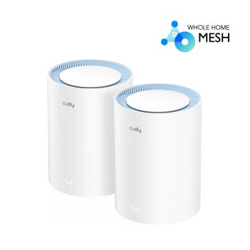   CUDY M1200 AC1200 Dual Band Whole Home Wi-Fi Mesh System 2 darab