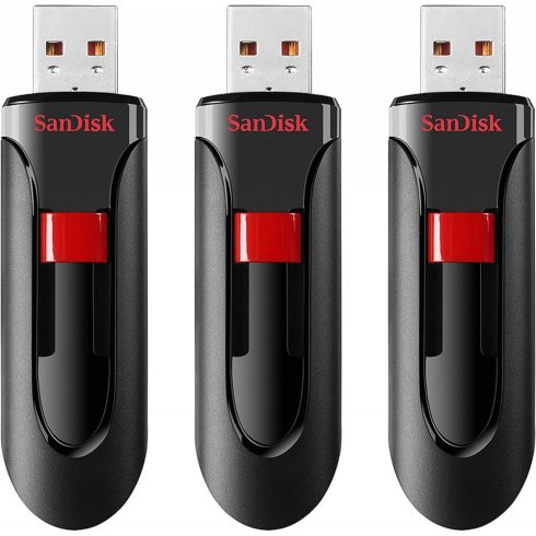 SANDISK Cruzer Glide 32GB USB 2.0 Fekete 3db