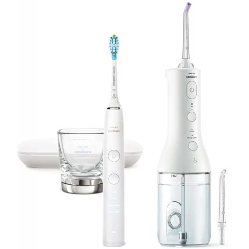 PHILIPS HX3866/41 Sonicare DiamondClean 9000 Elektromos fogkefe és szájzuhany fehér