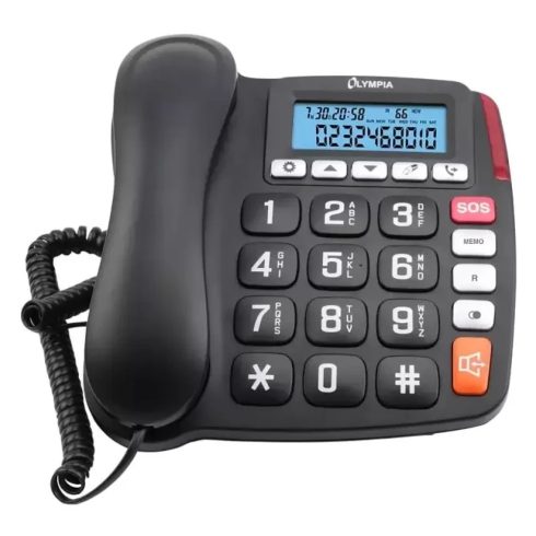 OLYMPIA 4520 vezetékes telefon LCD kijelzővel