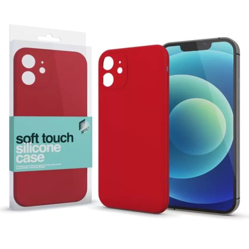 XPRO Soft Touch Silicone Case Slim Piros Apple iPhone 7 / 8 / SE (2020) / SE (2022) készülékhez