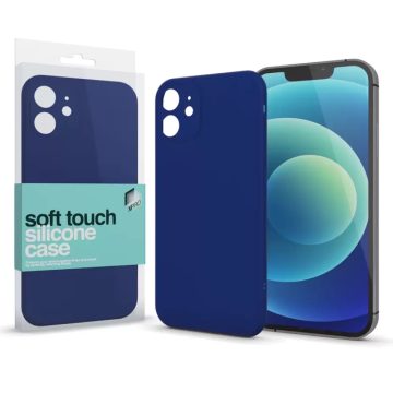   XPRO Soft Touch Silicone Case Slim Sötétkék Apple iPhone X / Xs készülékhez