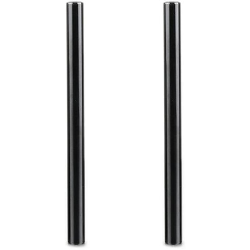 SMALLRIG 15mm Black Aluminum Alloy Rod Set (8")