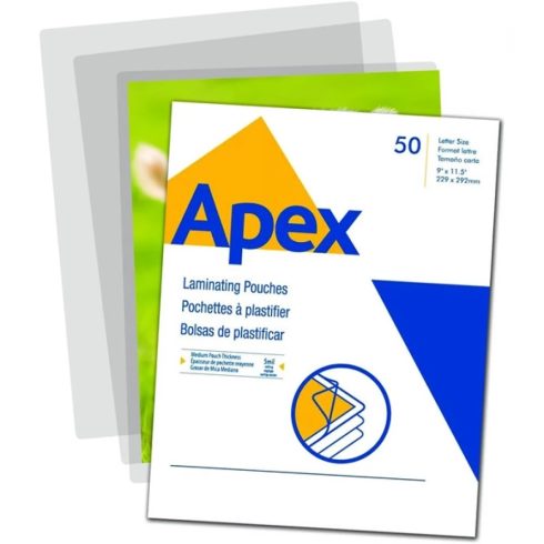 FELLOWES Apex Medium Meleglamináló fólia 125 mikron A3 100 db