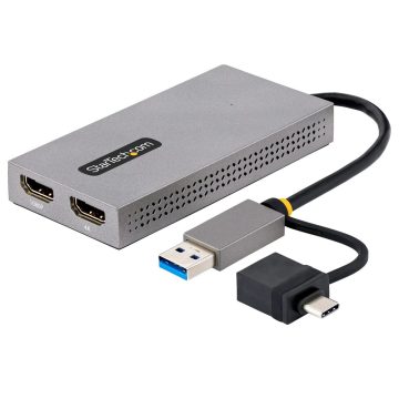 STARTECH USB A/C to 2x HDMI Displays Adapter
