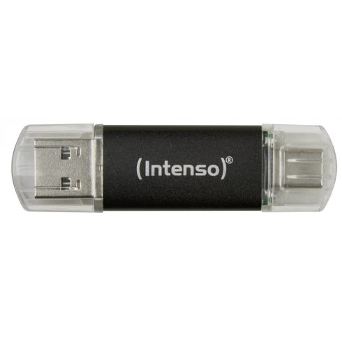 INTENSO Twist Line 64GB USB 3.0 + USB 3.0 Type C Fekete