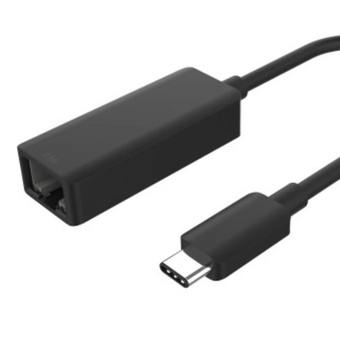 M-CAB 7001333 USB-C 3.2 UTP Átalakító 15cm 2.5Gbps fekete