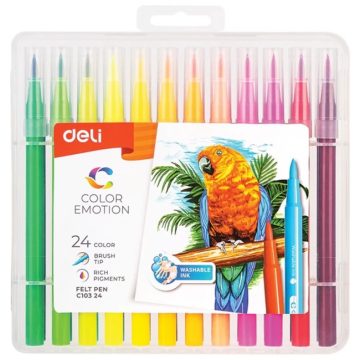DELI Color Emotion ecsetfilc 24 különböző szín