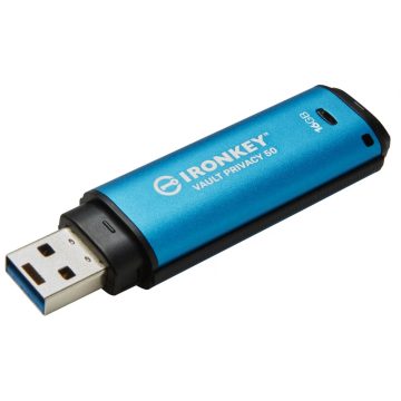 KINGSTON IronKey Vault Privacy 50 16GB USB 3.0 Kék