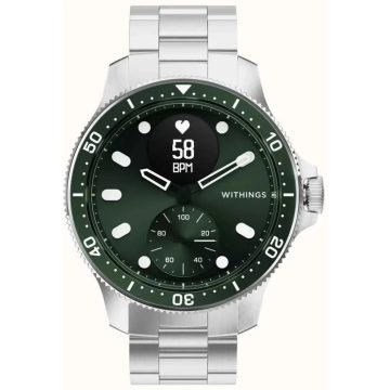 WITHINGS ScanWatch Horizon 43mm zöld