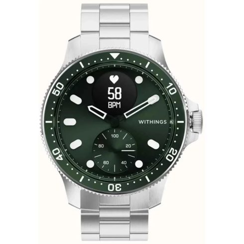 WITHINGS ScanWatch Horizon 43mm zöld