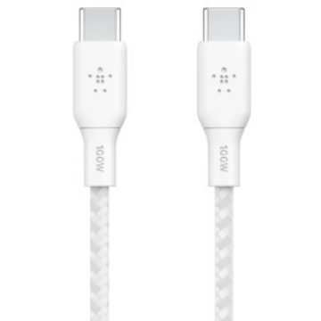 BELKIN USB 2.0 Type C Összekötő Fehér 3m CAB014BT3MWH