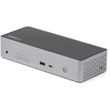   STARTECH USB C Dock - 4K 60Hz Quad Monitor DisplayPort & HDMI - Universal USB-C Docking Station with 100W Power Delivery