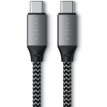   SATECHI USB 2.0 Type C Összekötő Fekete-Fehér 2m ST-TCC2MM