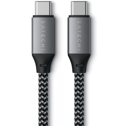 SATECHI USB 2.0 Type C Összekötő Fekete-Fehér 2m ST-TCC2MM