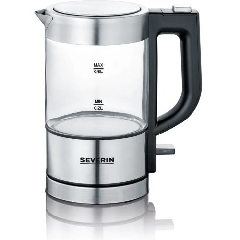 SEVERIN WK3472 Mini üveg vízforraló 500 ml üveg