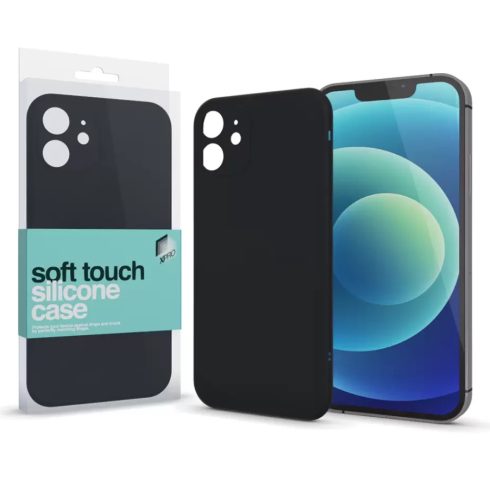 XPRO Soft Touch Silicone Case Slim Huawei P30 Lite Fekete
