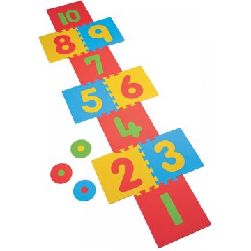 SPARTANSPORT Puzzle szőnyeg ugróiskola 16 darabos