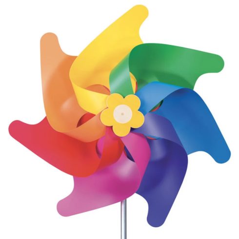 Szélforgó fém rúdon 120 cm