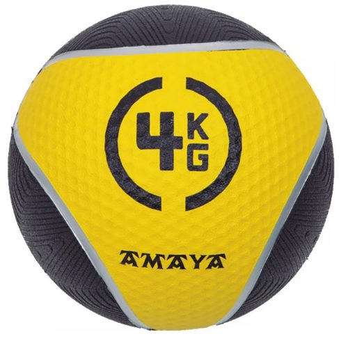 AMAYA Medicin labda gumi 4 kg sárga-fekete