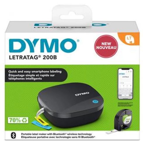 DYMO Letratag 200B Elemes feliratozógép fekete