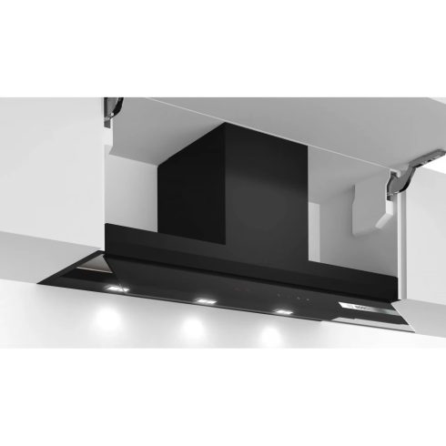 BOSCH DBB97AM60 Serie 6 integrált kialakítású páraelszívó 90 cm Tiszta üveg nyomással B fekete