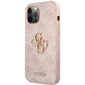 GUESS Tok Apple iPhone 12 / 12 Pro rózsaszín 123764