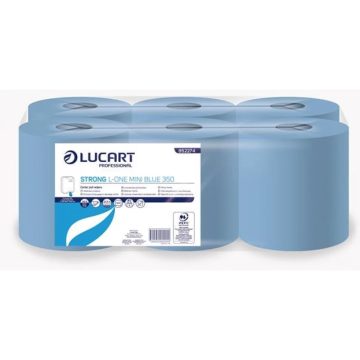   LUCART L-One mini Strong Blue 350 Kéztörlő tekercses 2 rétegű kék