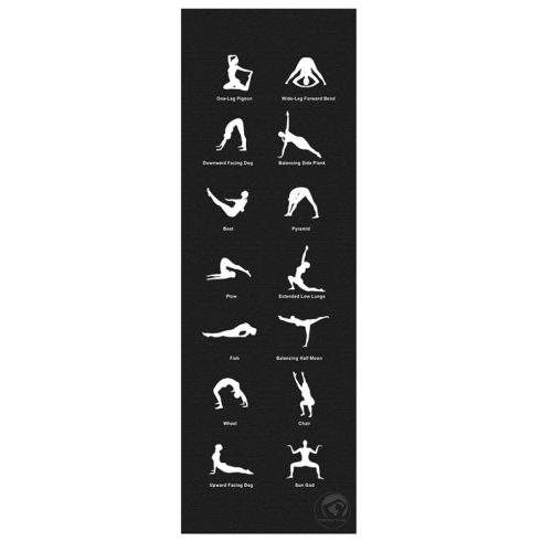 TRENDY SPORT Home Jógaszőnyeg 180x60x0.5 cm antracit