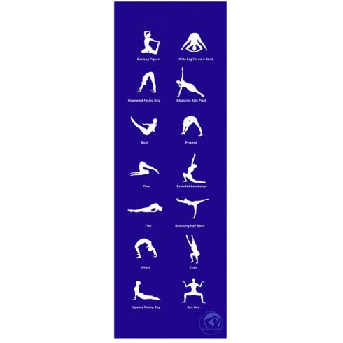 TRENDY SPORT 204600411 Home Jógaszőnyeg 180x60x0.5 cm kék