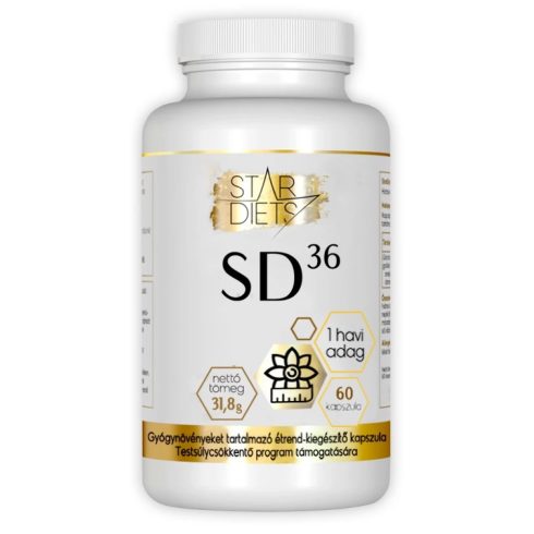 Stardiets SD36 fogyókúrás étrend-kiegészítő kapszula 60 db